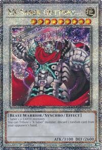 XX-Saber Gottoms (Quarter Century Secret Rare) - Quarter Century Bonanza - YuGiOh card