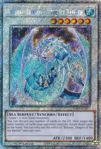 Brionac, Dragon of the Ice Barrier (Platinum Secret Rare) - Quarter Century Bonanza - YuGiOh card