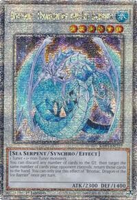 Brionac, Dragon of the Ice Barrier (Quarter Century Secret Rare) - Quarter Century Bonanza - YuGiOh card