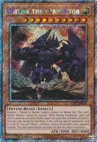 Obelisk the Tormentor (Platinum Secret Rare) - Quarter Century Bonanza - YuGiOh card