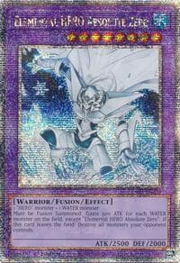 Elemental HERO Absolute Zero (Quarter Century Secret Rare) - Quarter Century Bonanza - YuGiOh card