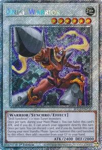 Drill Warrior (Platinum Secret Rare) - Quarter Century Bonanza - YuGiOh card