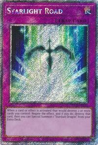 Starlight Road (Platinum Secret Rare) - Quarter Century Bonanza - YuGiOh card