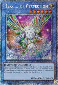 Herald of Perfection (Platinum Secret Rare) - Quarter Century Bonanza - YuGiOh card