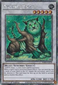 Naturia Beast (Platinum Secret Rare) - Quarter Century Bonanza - YuGiOh card