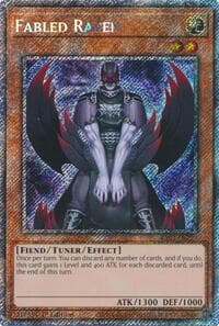 Fabled Raven (Platinum Secret Rare) - Quarter Century Bonanza - YuGiOh card