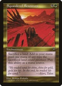 Squandered Resources - Visions - Magic: The Gathering card