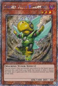 Genex Ally Birdman (Platinum Secret Rare) - Quarter Century Bonanza - YuGiOh card