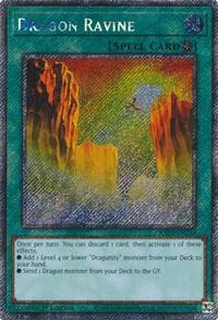 Dragon Ravine (Platinum Secret Rare) - Quarter Century Bonanza - YuGiOh card