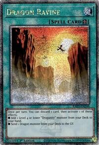 Dragon Ravine (Quarter Century Secret Rare) - Quarter Century Bonanza - YuGiOh card