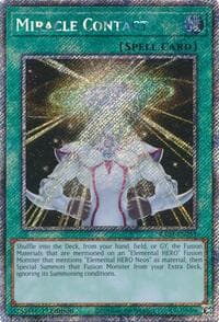 Miracle Contact (Platinum Secret Rare) - Quarter Century Bonanza - YuGiOh card