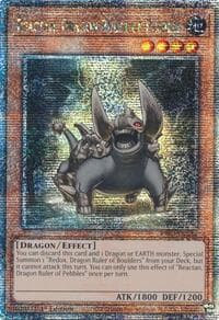 Reactan, Dragon Ruler of Pebbles (Quarter Century Secret Rare) - Quarter Century Bonanza - YuGiOh card
