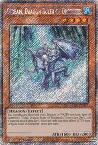 Stream, Dragon Ruler of Droplets (Platinum Secret Rare) - Quarter Century Bonanza - YuGiOh card