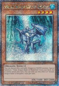 Stream, Dragon Ruler of Droplets (Quarter Century Secret Rare) - Quarter Century Bonanza - YuGiOh card
