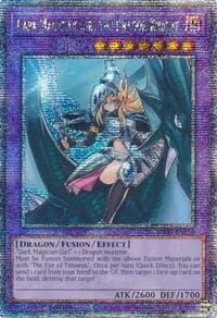 Dark Magician Girl the Dragon Knight (Quarter Century Secret Rare) - Quarter Century Bonanza - YuGiOh card