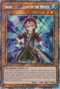 Shurit, Strategist of the Nekroz (Platinum Secret Rare) - Quarter Century Bonanza - YuGiOh card