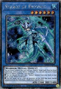 Nekroz of Brionac (Platinum Secret Rare) - Quarter Century Bonanza - YuGiOh card