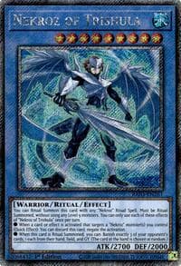 Nekroz of Trishula (Platinum Secret Rare) - Quarter Century Bonanza - YuGiOh card