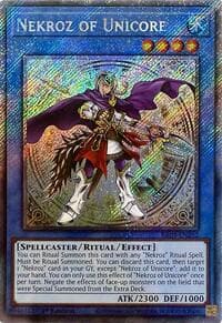 Nekroz of Unicore (Platinum Secret Rare) - Quarter Century Bonanza - YuGiOh card