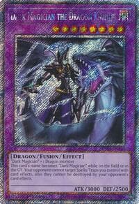 Dark Magician the Dragon Knight (Platinum Secret Rare) - Quarter Century Bonanza - YuGiOh card