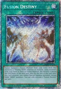 Fusion Destiny (Platinum Secret Rare) - Quarter Century Bonanza - YuGiOh card