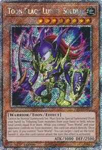 Toon Black Luster Soldier (Platinum Secret Rare) - Quarter Century Bonanza - YuGiOh card