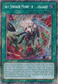 Sky Striker Mobilize - Linkage! (Platinum Secret Rare) - Quarter Century Bonanza - YuGiOh card