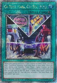 On Your Mark, Get Set, DUEL! (Quarter Century Secret Rare) - Quarter Century Bonanza - YuGiOh card