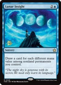 Lunar Insight - Prerelease Cards - Magic: The Gathering card