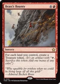 Brass's Bounty (FDN) - Prerelease Cards - Magic: The Gathering card