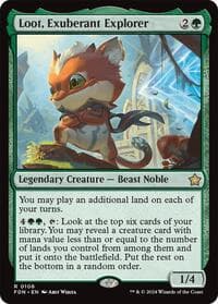 Loot, Exuberant Explorer - Prerelease Cards - Magic: The Gathering card