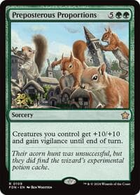 Preposterous Proportions - Prerelease Cards - Magic: The Gathering card