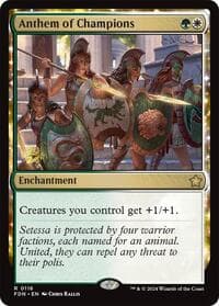 Anthem of Champions - Prerelease Cards - Magic: The Gathering card