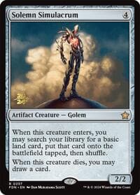 Solemn Simulacrum (FDN) - Prerelease Cards - Magic: The Gathering card
