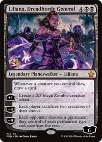 Liliana, Dreadhorde General (FDN) - Prerelease Cards - Magic: The Gathering card