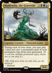 Muldrotha, the Gravetide (FDN) - Prerelease Cards - Magic: The Gathering card