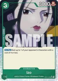 Izo (OP01-033) (Full Art) - Premium Booster -The Best- - One Piece Card Game card