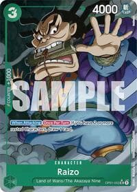 Raizo (Full Art) - Premium Booster -The Best- - One Piece Card Game card