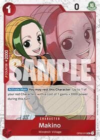 Makino (Jolly Roger Foil) - Premium Booster -The Best- - One Piece Card Game card