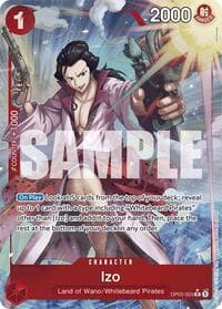 Izo (OP03-003) (Full Art) - Premium Booster -The Best- - One Piece Card Game card