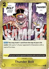 Thunder Bolt (Jolly Roger Foil) - Premium Booster -The Best- - One Piece Card Game card
