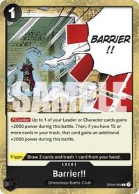 Barrier!! (Jolly Roger Foil) - Premium Booster -The Best- - One Piece Card Game card