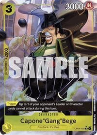 Capone"Gang"Bege (OP04-100) (Full Art) - Premium Booster -The Best- - One Piece Card Game card