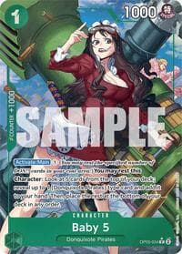 Baby 5 (OP05-034) (Alternate Art) - Premium Booster -The Best- - One Piece Card Game card