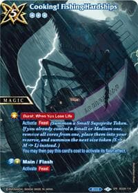 Cooking! Fishing Hardships (SPR) - Generational Link - Battle Spirits Saga card