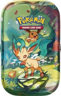 Prismatic Evolutions Mini Tin [Leafeon] - SV: Prismatic Evolutions - Pokemon card