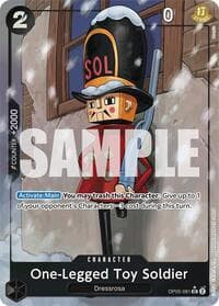 One-Legged Toy Soldier (Full Art) - Premium Booster -The Best- - One Piece Card Game card