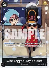 One-Legged Toy Soldier (Alternate Art) - Premium Booster -The Best- - One Piece Card Game card