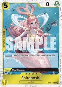 Shirahoshi (OP03-116) (Jolly Roger Foil) - Premium Booster -The Best- - One Piece Card Game card