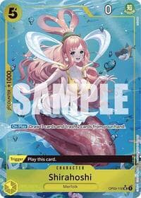 Shirahoshi (OP03-116) (Full Art) - Premium Booster -The Best- - One Piece Card Game card